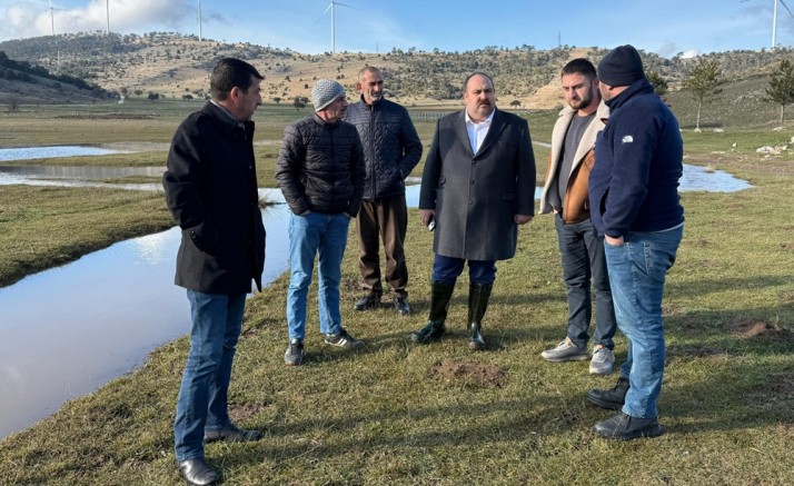 Başkan Hamamcı su kaynaklarını yerinde inceledi