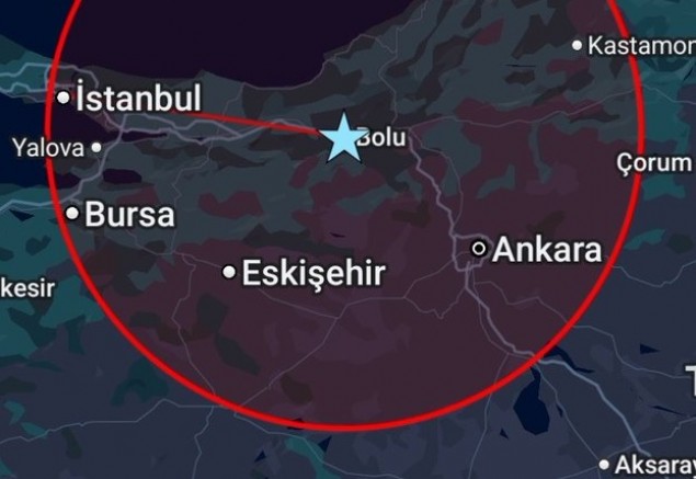 Bolu'daki deprem Eskişehir'de de hissedildi