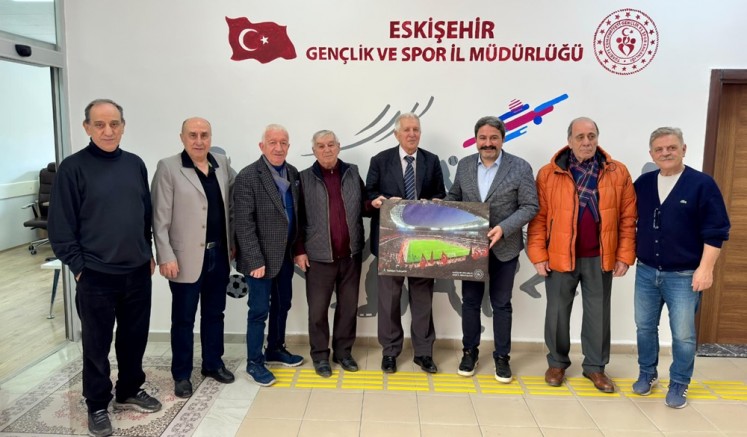 Es-Es'in efsane futbolcularından Hasan Kalın'a ziyaret