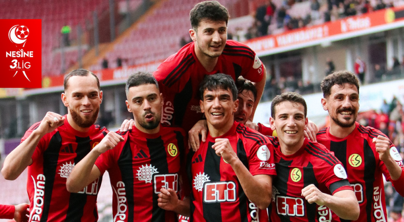 Eskişehirspor 2.liği garantiledi, gözler play-off maçlarında