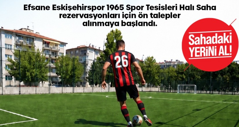 Halı sahada ter atmak isteyen gruplar için yeni fırsat