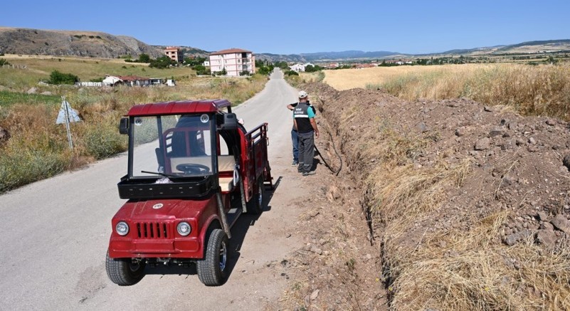 İnönü Belediyesi Martlı Suyunu TOKİ konutlarına ulaştırmak üzere