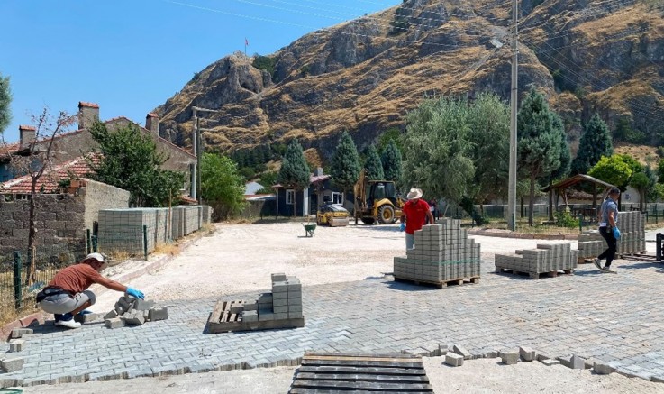 İnönü Belediyesinden ilçe genelinde yoğun alt ve üstyapı çalışması