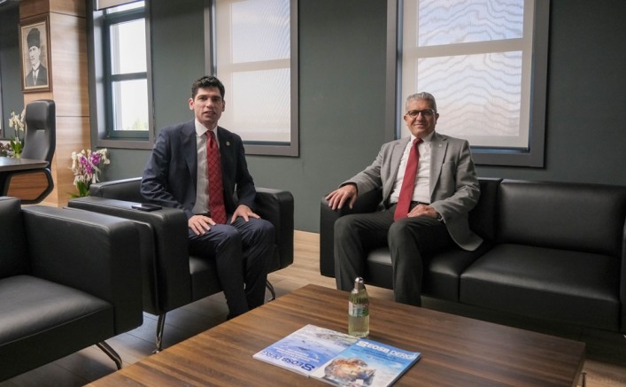 İnönü Kaymakamı Teymur'dan OESB Başkanı Küpeli'ye ziyaret