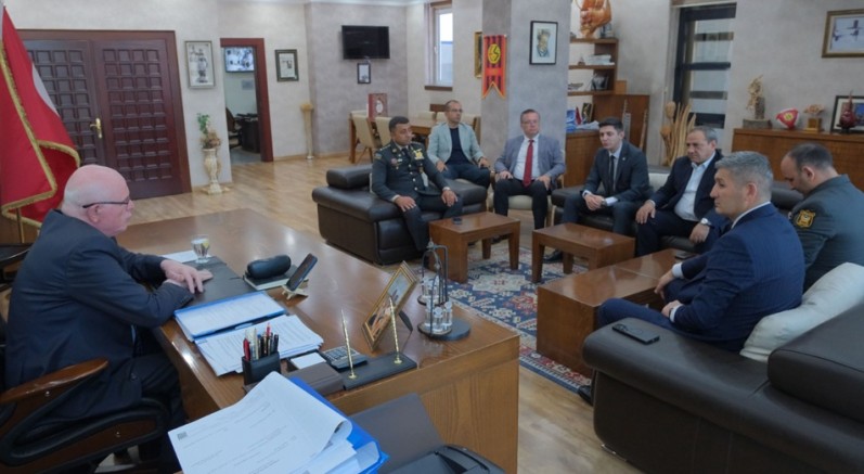 Kazım  Kurt Azerbaycanlı konuklarını ağırladı