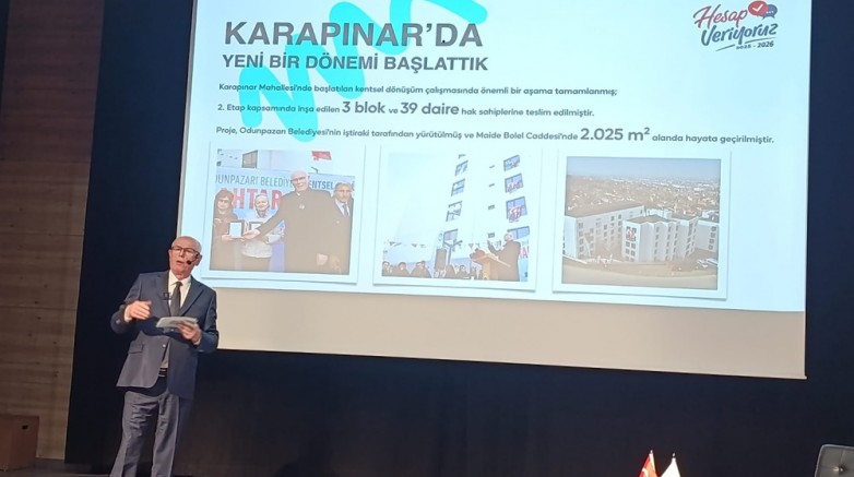 Odunpazarı Belediye Başkanı Kazım Kurt hesap verdi, sitem etti