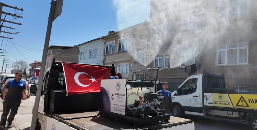 Odunpazarı Belediyesi ilaçlama makinesi geliştirdi