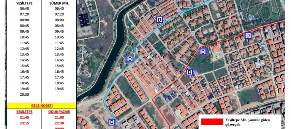 Siyah 2, Siyah 9 ve Siyah 70 numaralı otobüs hatlarında yeni düzenleme