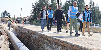 Başkan Ayşe Ünlüce ESKİ'nin altyapı çalışmalarını yerinde inceledi