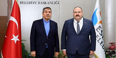 Başkan Hamamcı’dan Mehmet Tevfik Göksu'ya ziyaret