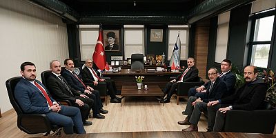 BBP Genel Başkanı Destici'den EOSB Başkanı Küpeli'ye ziyaret