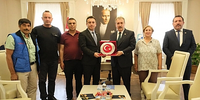 BBP Genel Başkanı Mustafa Destici'den Başkan Dökmeci’ye ziyaret