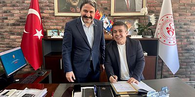 Dünya Şampiyonu Mutlu'dan Hasan Kalın'a ziyaret