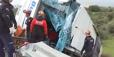 Eskişehir merkezli firmanın otobüsü kaza yaptı: 8 ölü 26 yaralı