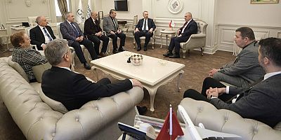 ETO üyelerinin vergiyle ilgili taleplerini Defterdar Müsevitoğlu'na iletti