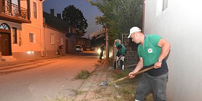 İnönü'de bayram öncesi temizlik seferberliği