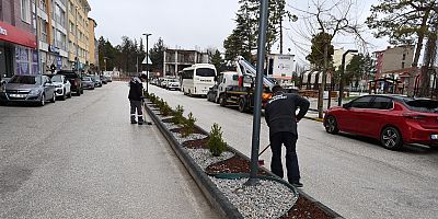 İnönü'de belediye çalışmaları tüm hızıyla devam ediyor