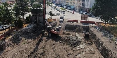 İnönü'de Hükümet Konağının inşaatı devam ediyor