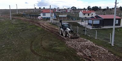 İnönü’de Mahalle içi yollarda yenileme tam gaz