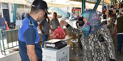 İnönü'de tartıdan emin olmayan kontrol noktasına uğruyor