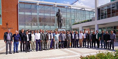 İnşaat Malzemeleri Tedarikçiler Grubundan Ahmet Ataç'a ziyaret