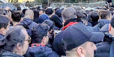 İzmir'de taraftara gösterilen şiddete karşı Eskişehir ayakta!