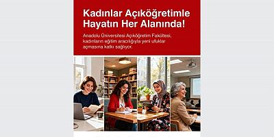 Kadınlar Açıköğretimle hayatın her alanında