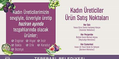 Kadınların ürettiği taze sebzeler tezgaha geliyor!
