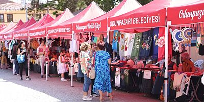 Odunpazarı’nda el emeği ürünler satışa sunuldu