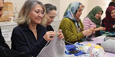 Odunpazarı’nda kadınlara örgü atölyesi
