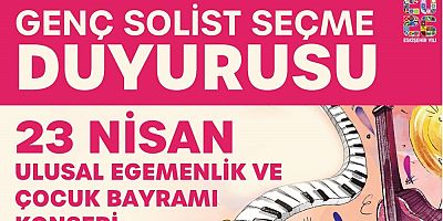 Senfoni 23 Nisan konseri için çocuk solist arıyor