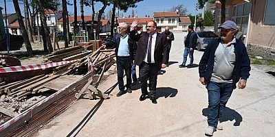 Serhat Hamamcı çalışmaları yerinde inceledi