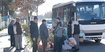 Sivrihisar'da kırsaldan halk pazarına ücretsiz erişim