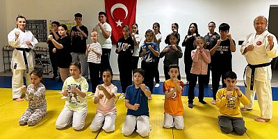 Stadyum antrenman salonunda karate kursu başladı