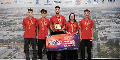 Teknofest Birincileri Ödüllerini Başkan Küpeliye Takdim Etti