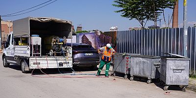 Tepebaşı 10 bin çöp konteynerini temizleyecek