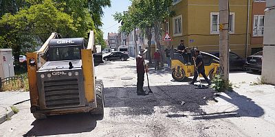 Tepebaşı Belediyesi üstyapı çalışmalarına devam ediyor