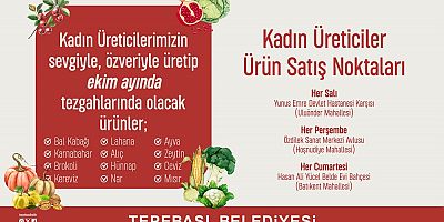 Tepebaşı'nda tezgahlara kadın üreticilerin bereketi yansıyacak