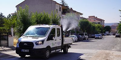 Tepebaşı sivrisinek başta olmak üzere haşerata karşı mücadeleyi sürdürüyor