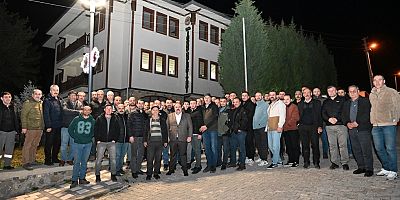 Tüm mahalle başkana teşekküre geldi