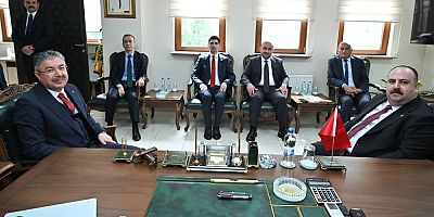 Vali Yılmaz'dan Başkan Hamamcı'ya ziyaret