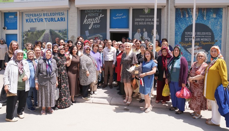 Tepebaşı belde evleri kursiyerlerinin eserleri sergileniyor