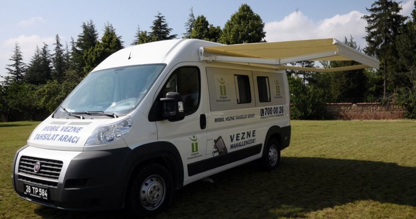 Tepebaşı'nda vergilerinizi mobil veznelere ödeyebileceksiniz
