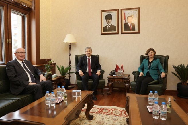 Ünlüce ve Kurt'tan Vali Yılmaz'a hayırlı olsun ziyareti