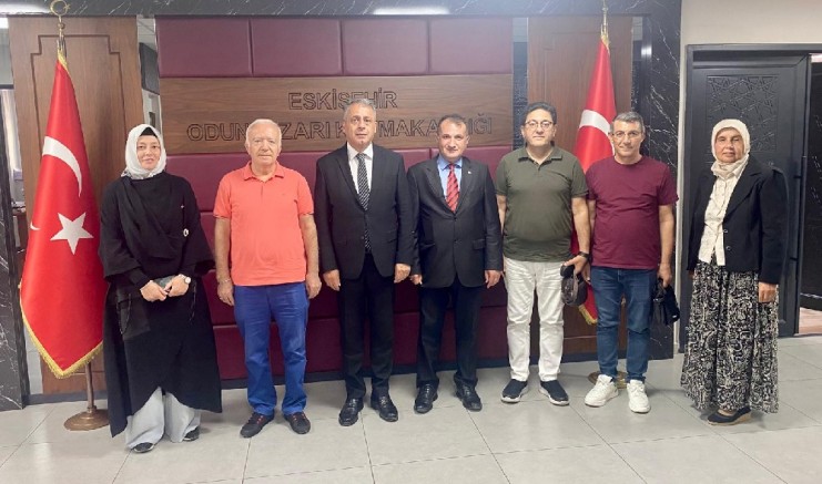 Yeni Sendika'dan Odunpazarı Kaymakamına ziyaret